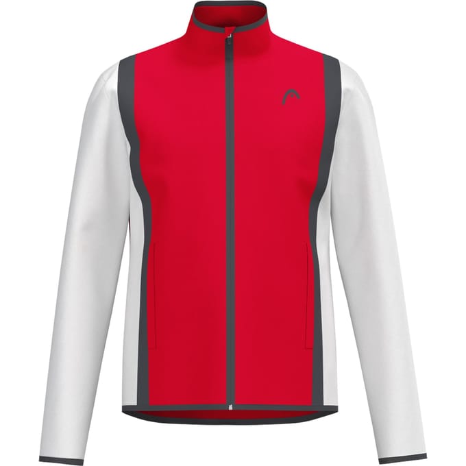 HEAD Club 25 Jacket Heren Trainingsjack Heren-Rood,Wit