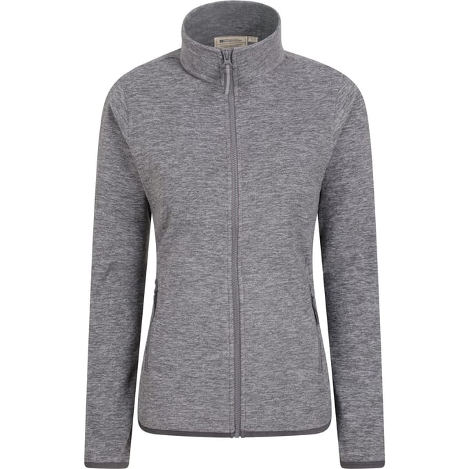 Mountain Warehouse Dames/Dames Snowdon II Melange Full Zip Fleecejack (Grijs)