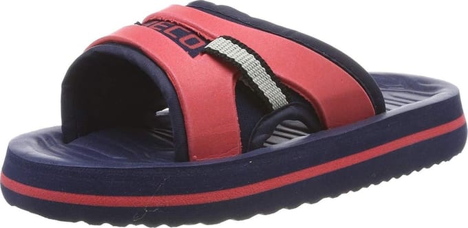 Beco Slippers Junior Rood/blauw Maat 27