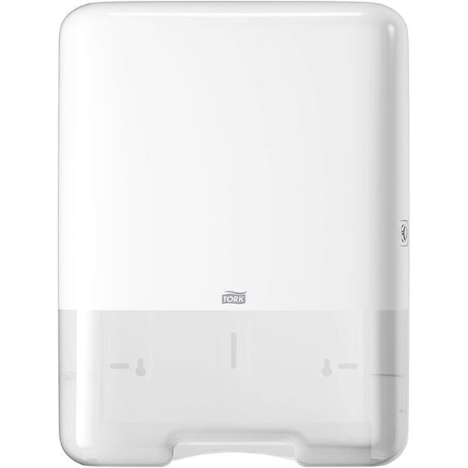 Tork 553000 dispenser handdoeken Zigzag & C Fold wit voor H3 (553000)