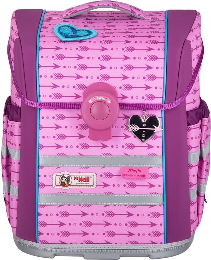 McNeill Schooltas Ergo Mac Schoolbag Mayla Roze Veelkleurig