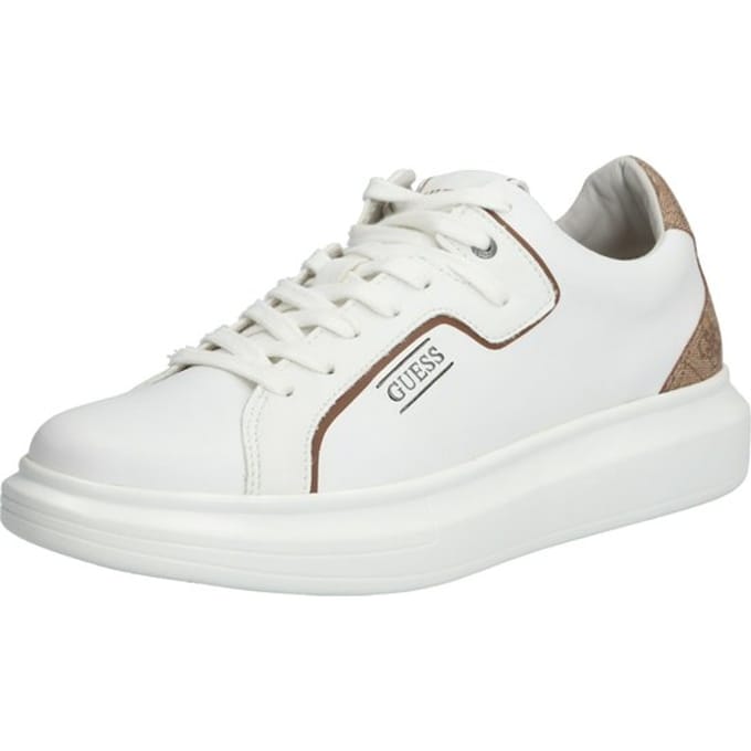 Guess - maat 43 - Salerno Heren Sneaker - Beige/Bruin