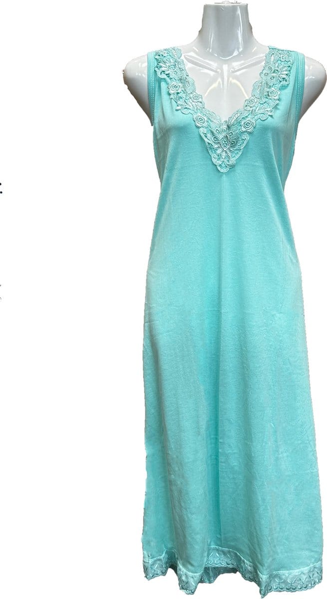 Dames Nachthemd Mint Groen M