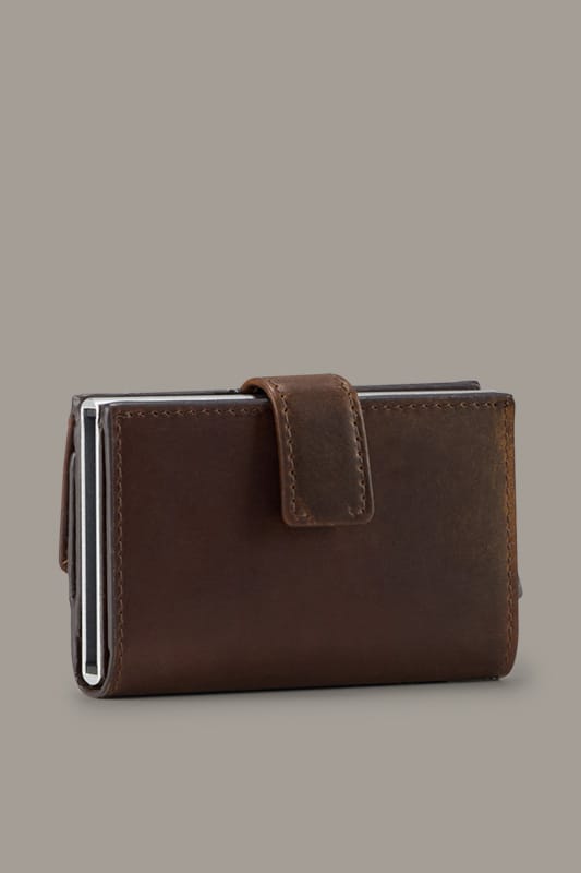 strellson Portemonnee Camden C-Three E-Cage Darkbrown Donkerbruin