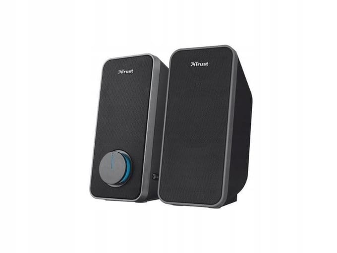 Trust Arys 2.0 PC Luidsprekerset - 2.0 Luidsprekers – USB Luidsprekers – Luidsprekers met USB – 14 W RMS – Zwart