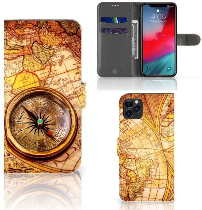 Apple iPhone 11 Pro Max Flip Cover Kompas