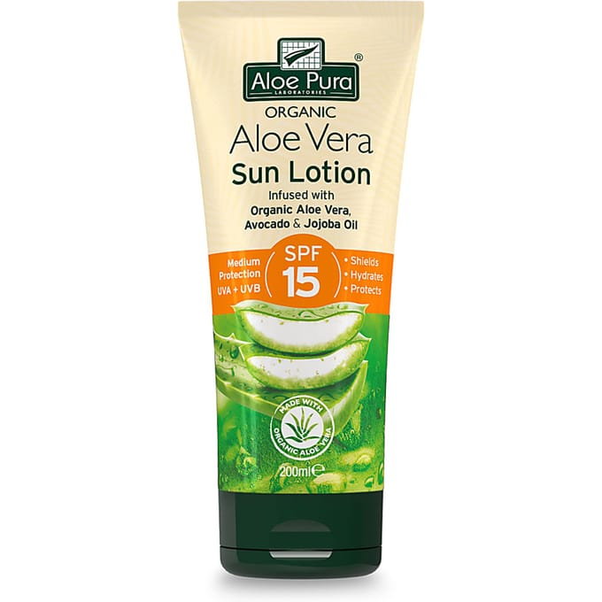 Aloe Pura Aloe Vera Sun Lotion SPF15