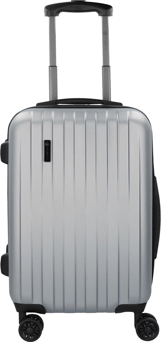 bugatti trolley Lima 2.0 Hard Case Trolley Silver grijs 55cm