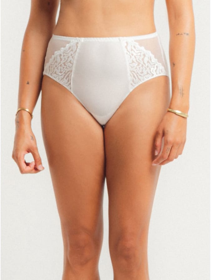 Louisa Bracq Electric Waves Taille Slip 49450 494 NACRE - maat 46