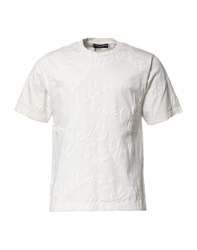 Gegraveerd Logo T-shirt met Korte Mouwen