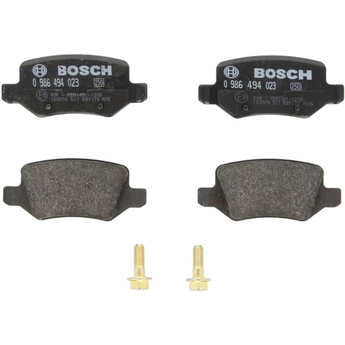 Remblokset BOSCH 0 986 494 023, achter