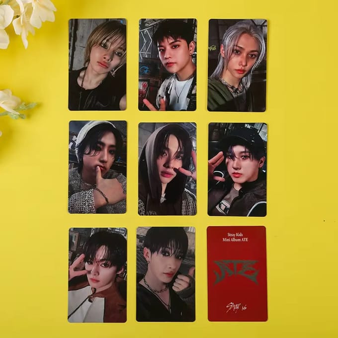 KPOP Idol Group Stray Kids ATE HOP Photocard variant 2