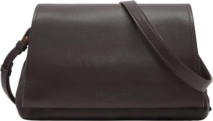 Leren Crossbody Tas met Natuurlijke Afwerking