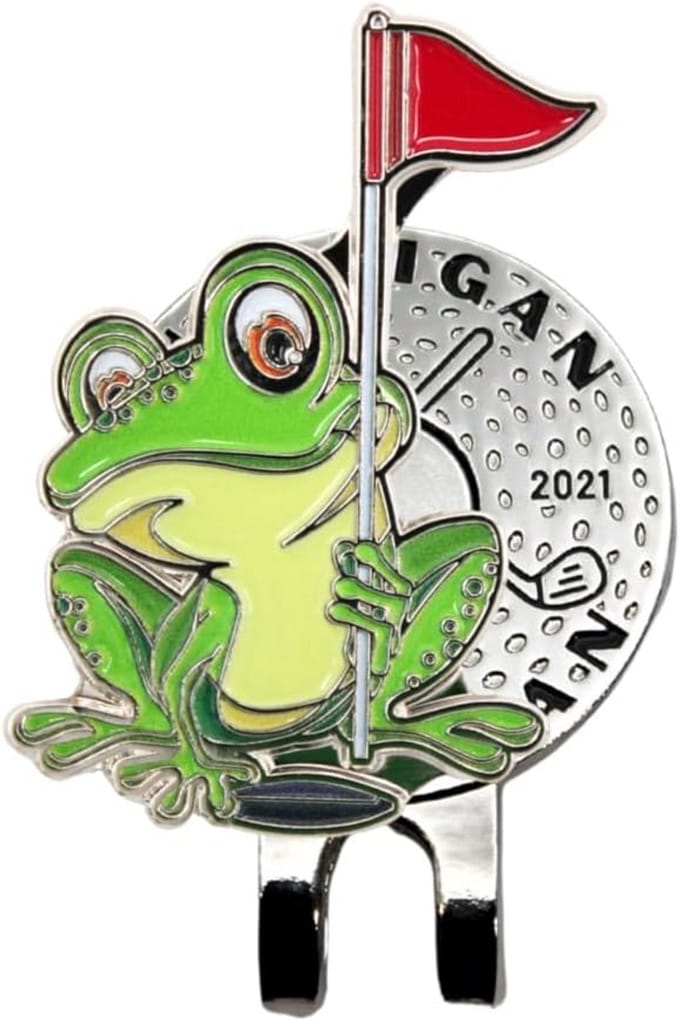 Grappige Golfbalmarker met Magnetische Hoedenclip - Leuk Golfaccessoire