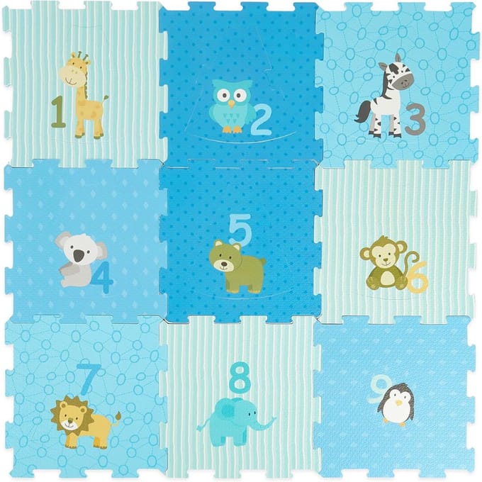 VH Supplies® Speelmat Foam - Kruipmat - Speelkleed - 90 x 90 cm