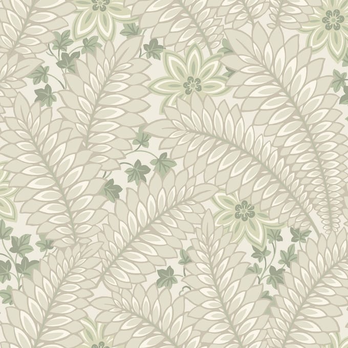 Boråstapeter Vliesbehang 2252 - Treasured - Botanisch Beige - 53cm x 10.05m
