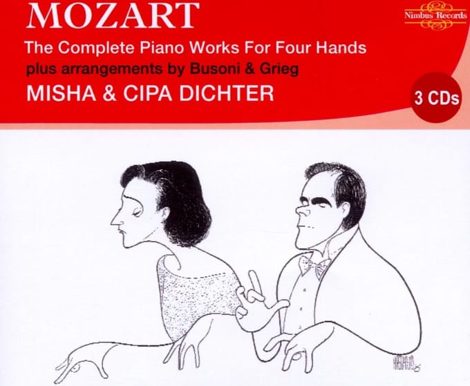 Misha & Cipa Dichter - Mozart: The Complete Piano Works For Four Hands (3 CD)