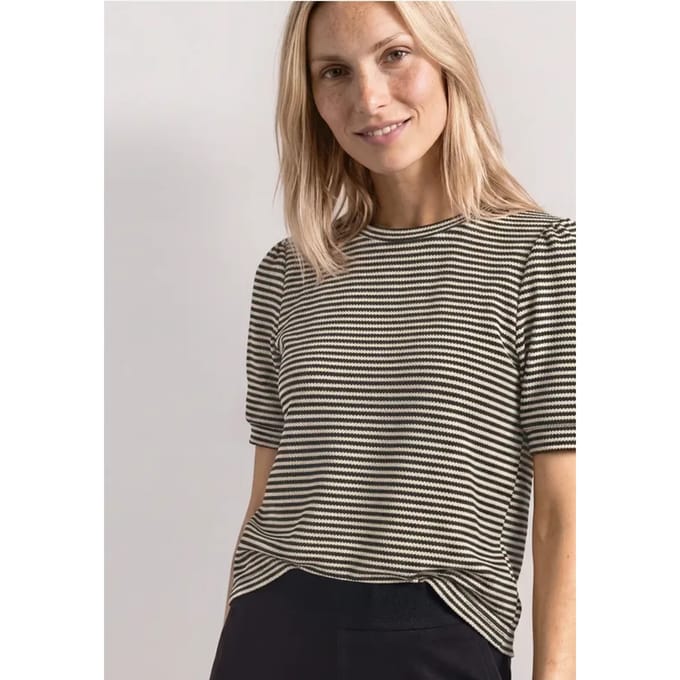 Shirt met ronde hals en print