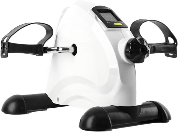 Mini Elliptische Stepper - Thuis Cardio - Actief Blijven - Hydraulisch Katrolsysteem - Compact Ontwerp - Wit