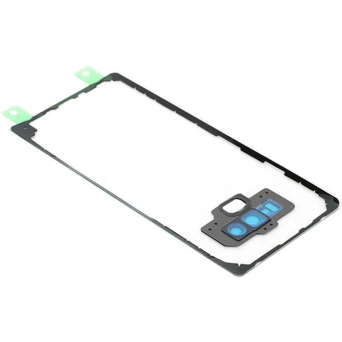 Pour Samsung Galaxy Note9 N960 Remplacement de la coque arrière de batterie transparente avec outils noir