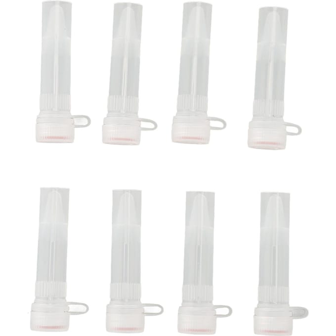 500 stuks microcentrifugebuis professionele heldere polypropyleen 1,5 ml centrifugebuis met kliksluiting flat bottom white
