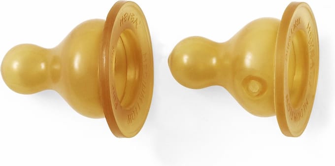 Standard Neck Baby Glass Bottle Two-Pack Medium Flow