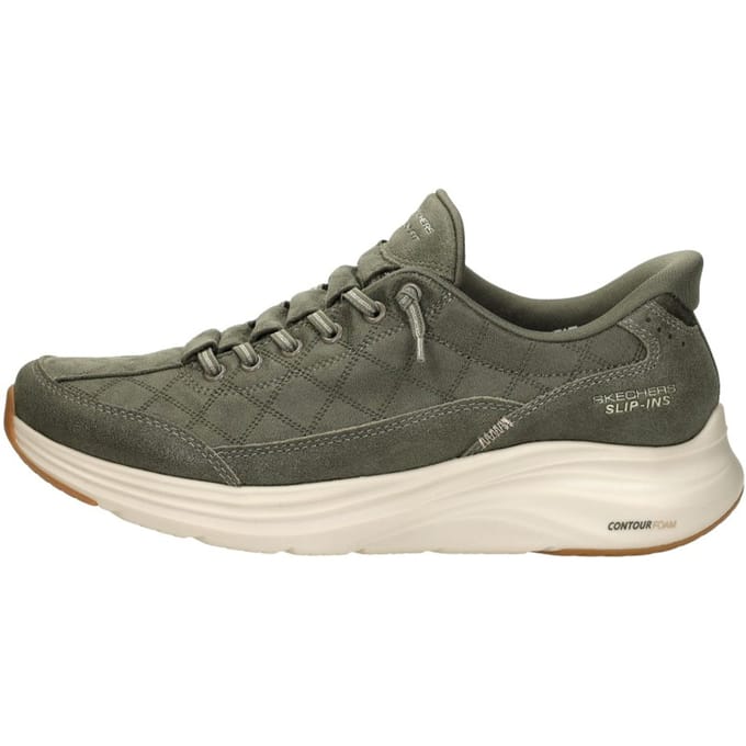 Skechers Slip-Ins Cozy Fit groen Textiel - Maat 43