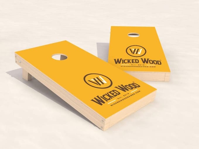 Weersbestendige Cornhole Spel met Twee Boards en Zakjes