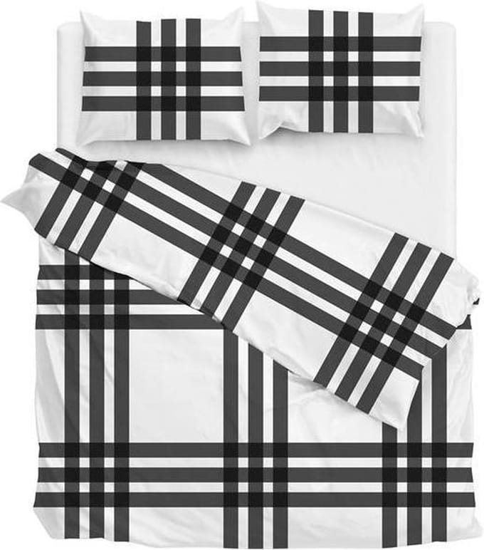Zo! Home Square Dekbedovertrek - Flanel - Litsjumeaux XL - 260x200/220 cm - Grey