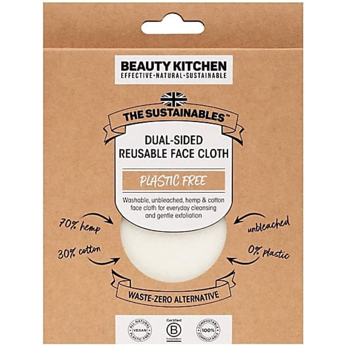 Beauty Kitchen Tweezijdig Herbruikbaar Gezichtsdoek