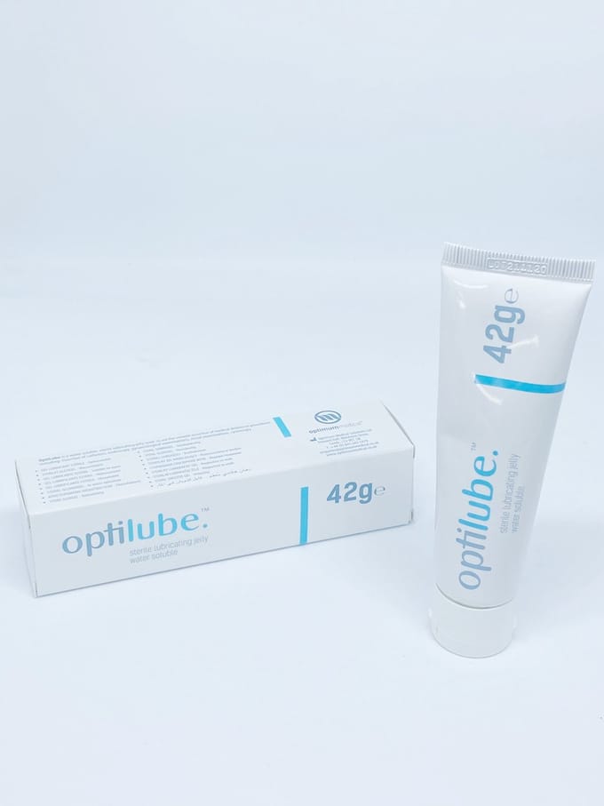 Optilube medisch glijmiddel - tube 42 gram 1 stuks