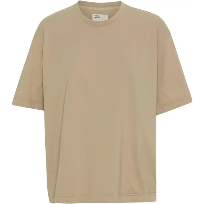 Dames-T-shirt Colorful Standard Organic oversized oyster grey