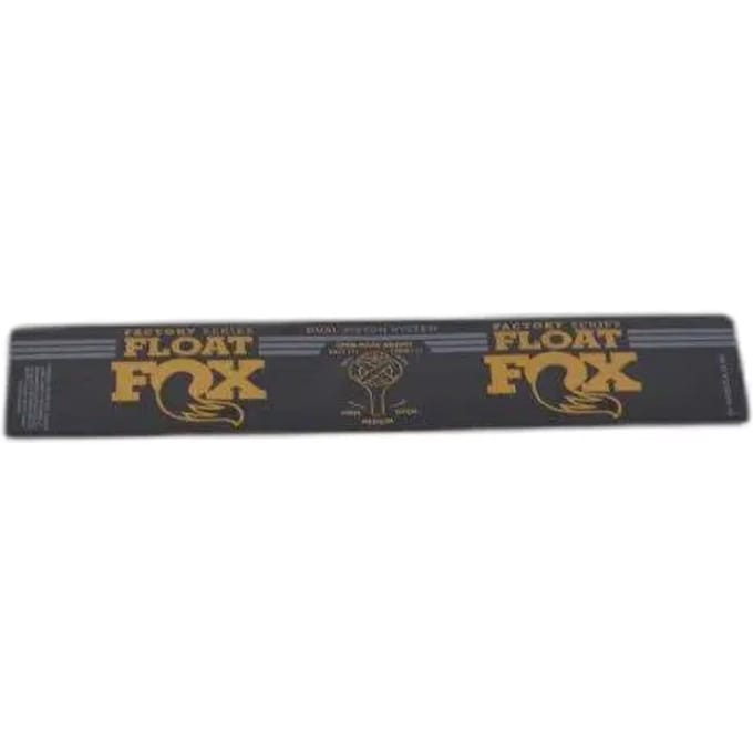 Verstelbare Stickers 6,5+ Fox Factory Factory Float DPS 2016