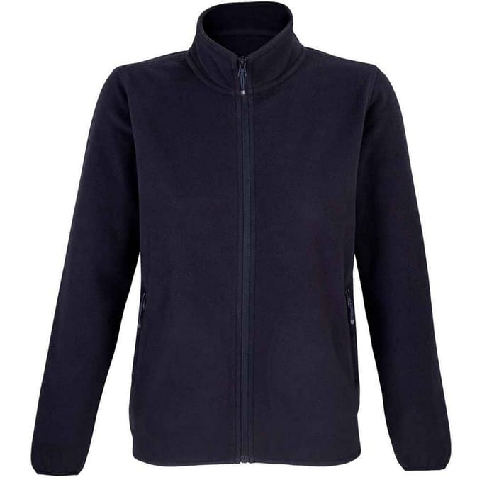 SOLS Dames/Dames Factor Microfleece Recycled Fleece Jacket (Marine)