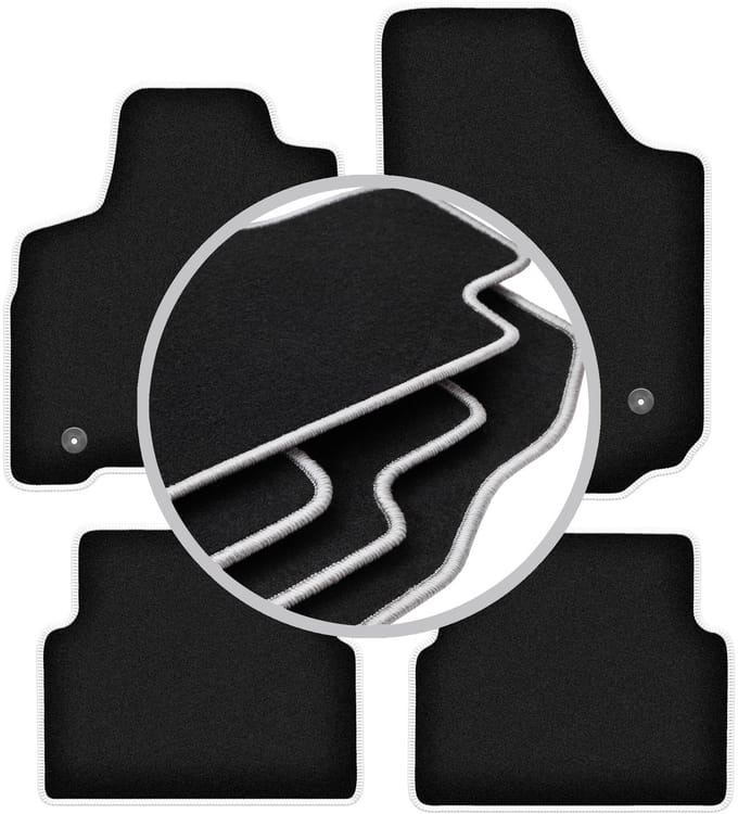CARLUX-SILVER automatten voor: Opel Meriva A minivan (2002-2010)