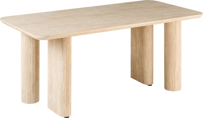 BARROY - Eettafel - Lichtbruin - 180 x 90 cm - MDF