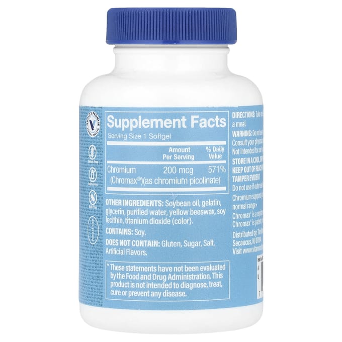 Chromax® Chroompicolinaat, 200 mcg, 300 Softgels