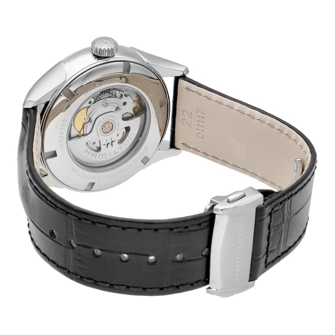 Hamilton Jazzmaster Power Reserve Automatisch Horloge zwart