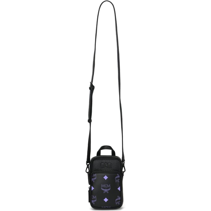 MCM Monogram Print Kunstleer Mini Tote Bag Unisex tassen Zwart MMRCSSX04U6001 Basic Set (Bag+Dust Bag) white