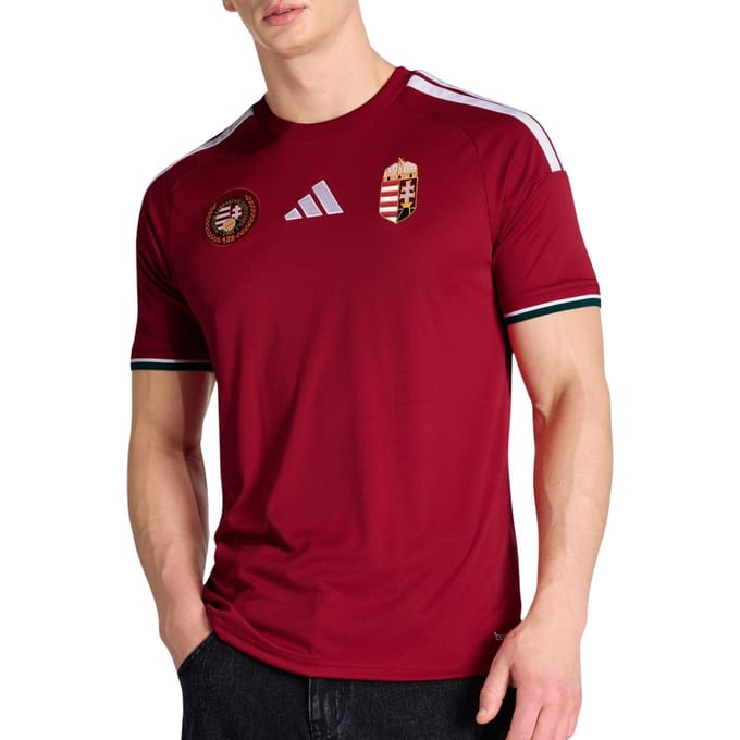 Adidas Hungary Truien/Replica's Heren - Rood - Maat S - Poly Mesh