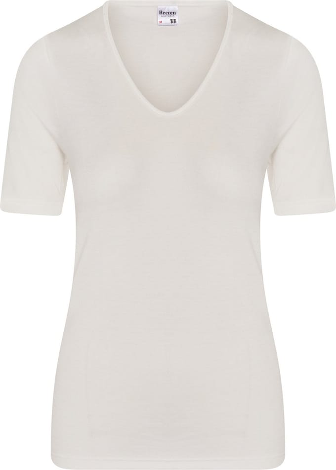 Beeren Thermo Dames T-Shirt wol/wit-M