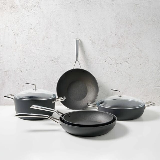 TVS Materia Hoge Kookpan - Met Pyrex glasdeksel - 28 cm