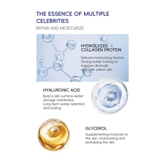 Collageen Hydraterend Masker 5PCS goud