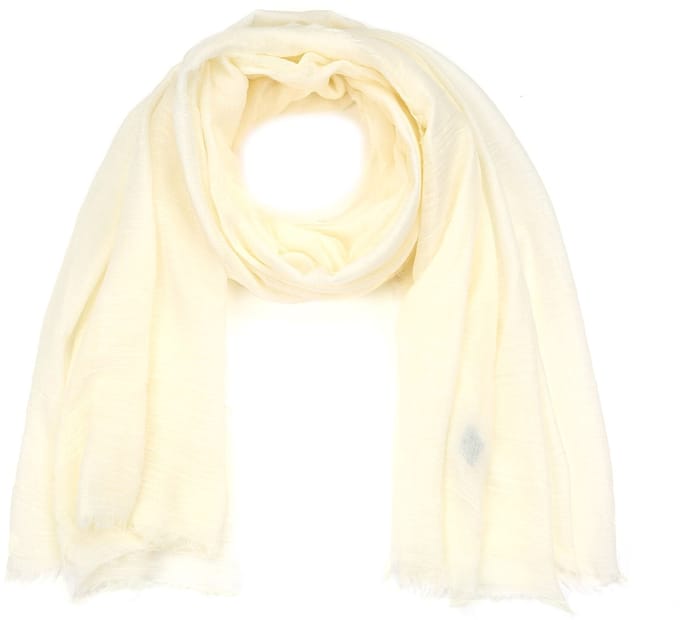 Effen Sjaal (90x180cm) – Licht & Veelzijdig - Offwhite
