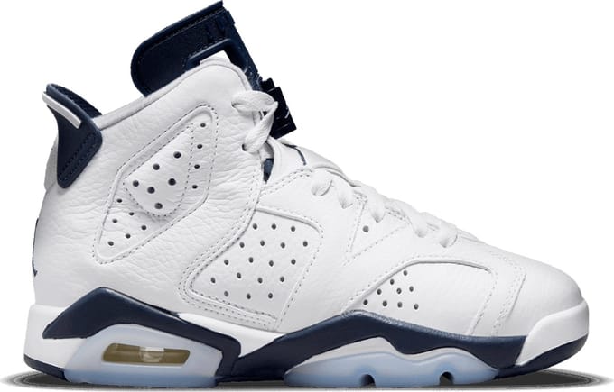 Nike Nike Air Jordan 6 Retro - Unisex - Sneaker - Wit/Blauw