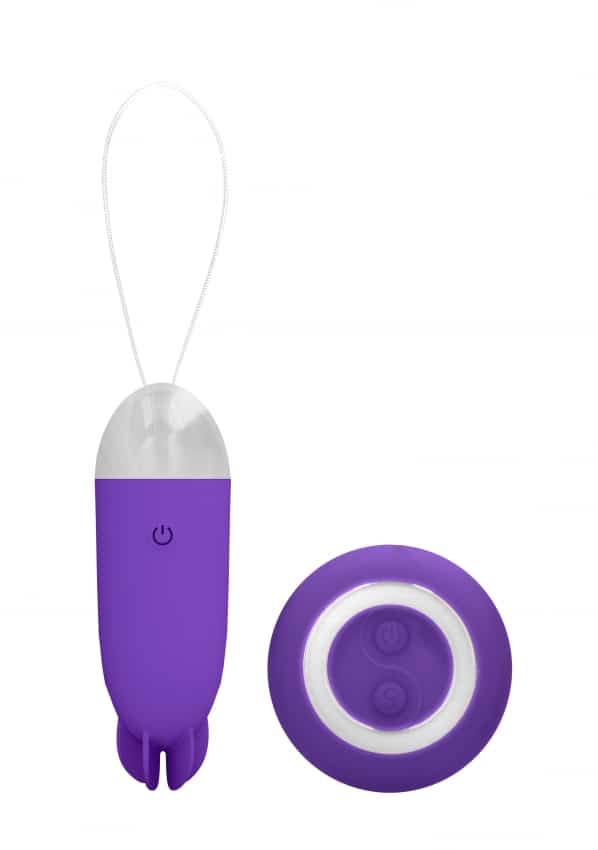 Noah - Dual Rechargeable Vibrating Remote Toy - Purple
