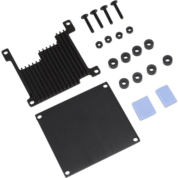 Beschermhoes voor ontwikkelbord voor Orange Pi Zero 3 Behuizing van aluminiumlegering met passieve koeling