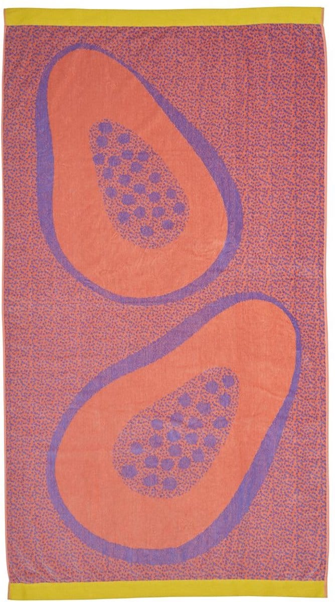 KAAT Amsterdam Papaya Strandlaken - 100x180 cm - Multi
