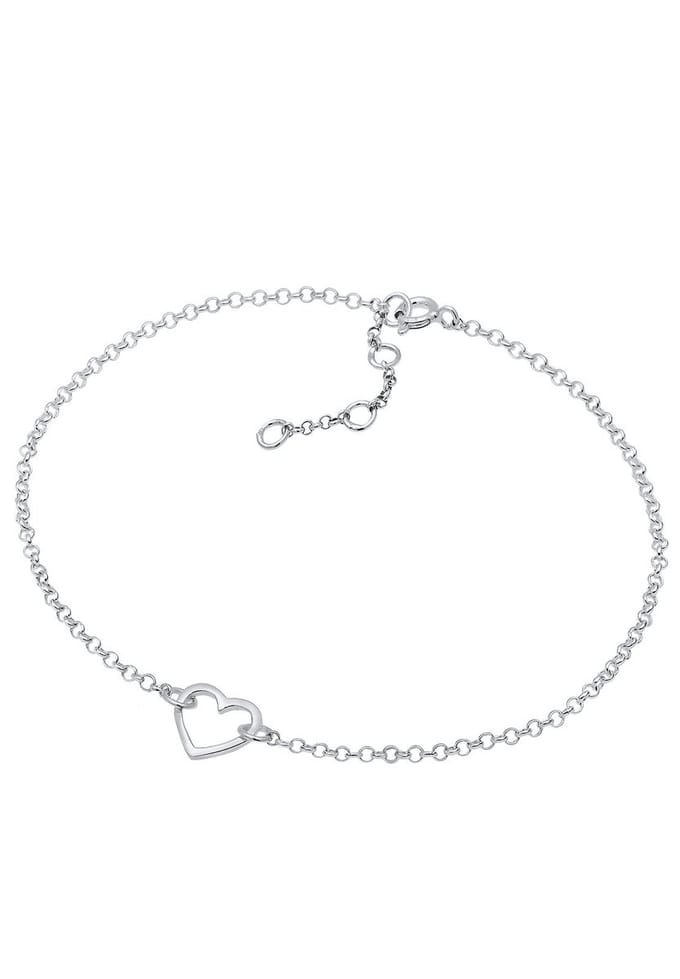 Elli Dames Armband Hart - 925 Sterling Zilver