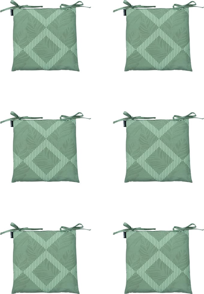 Madison - Zitkussen - Universeel - 6 st - 46x46cm - Demi Green - Groen